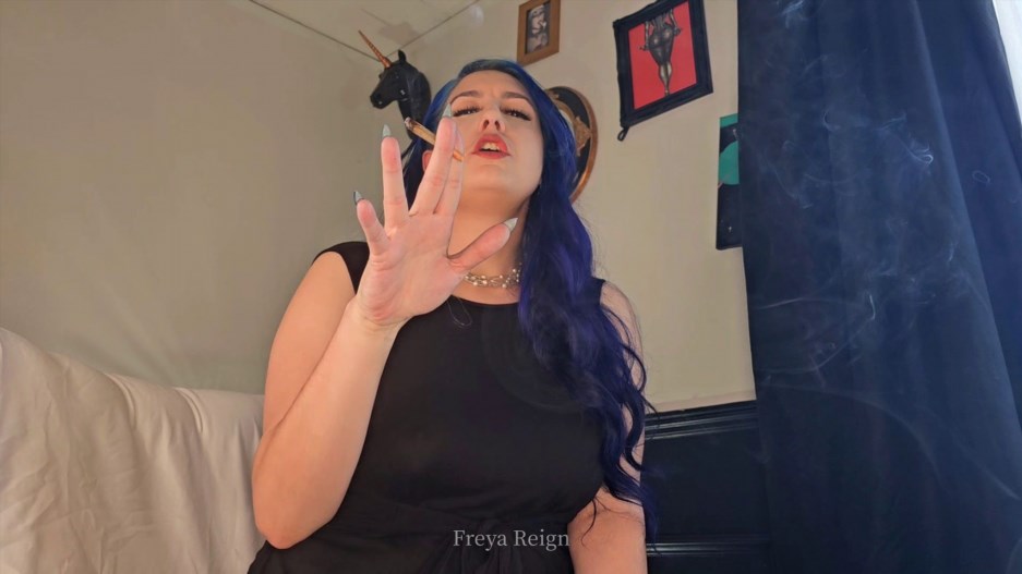 Freya Reign - Afternoon Smoke Break and Stress Release JOI